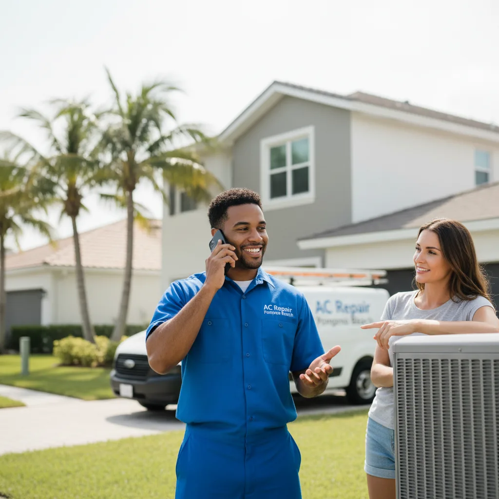 AC Repair Pompano Beach customer support in Port Jefferson Station